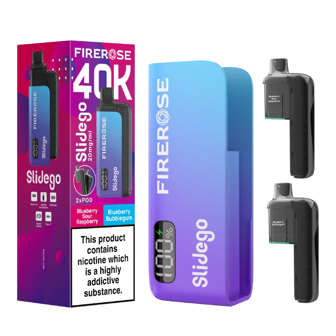 Firerose Slidego 40K Puffs Prefilled Pod Kit