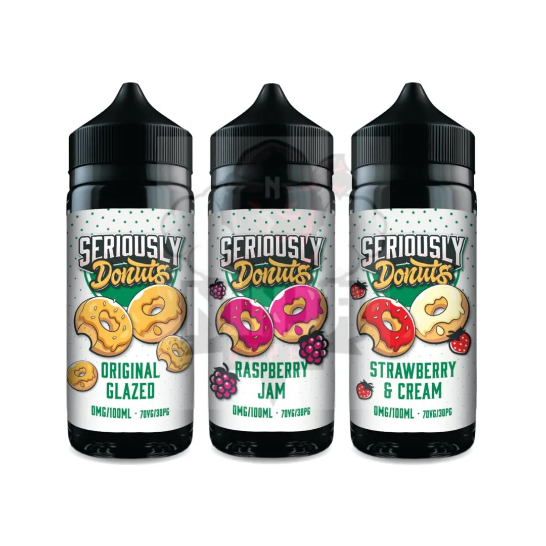 Seriously Donuts Shortfill E-Liquid By Doozy